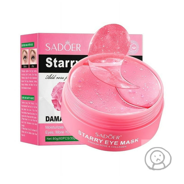 SADOER EYE MASK 玫瑰透明質酸眼膜 改善黑眼圈保濕抗皺 眼部護理 -