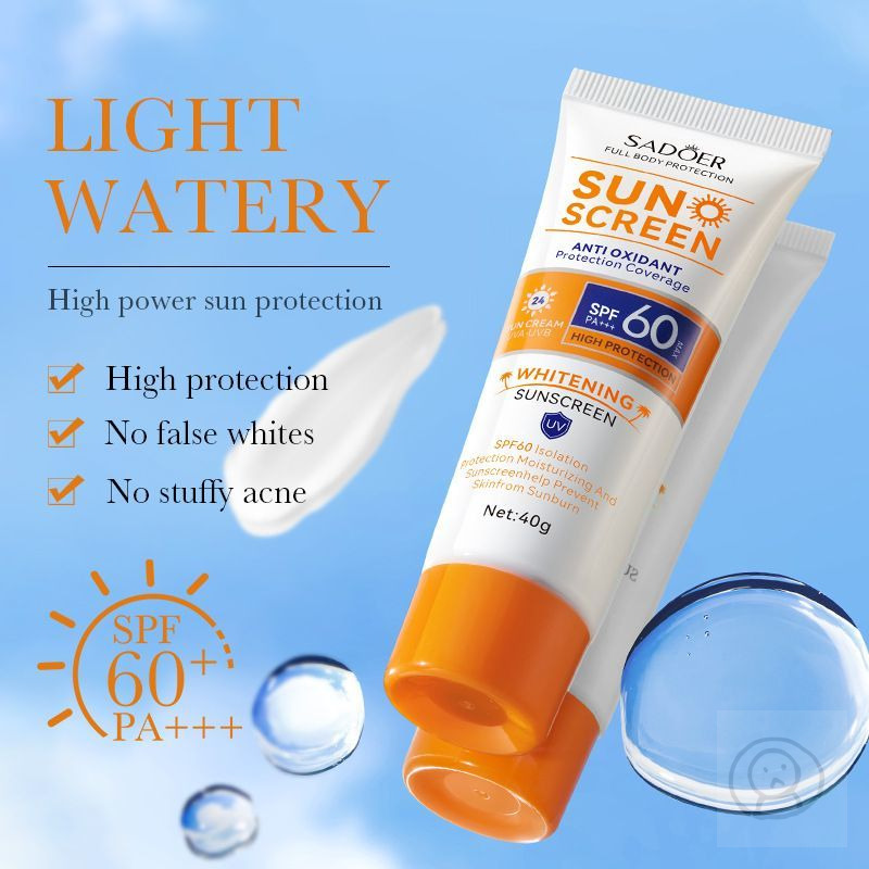 SADOER sun screen SPF 60 防曬美白身體乳防紫外綫防水