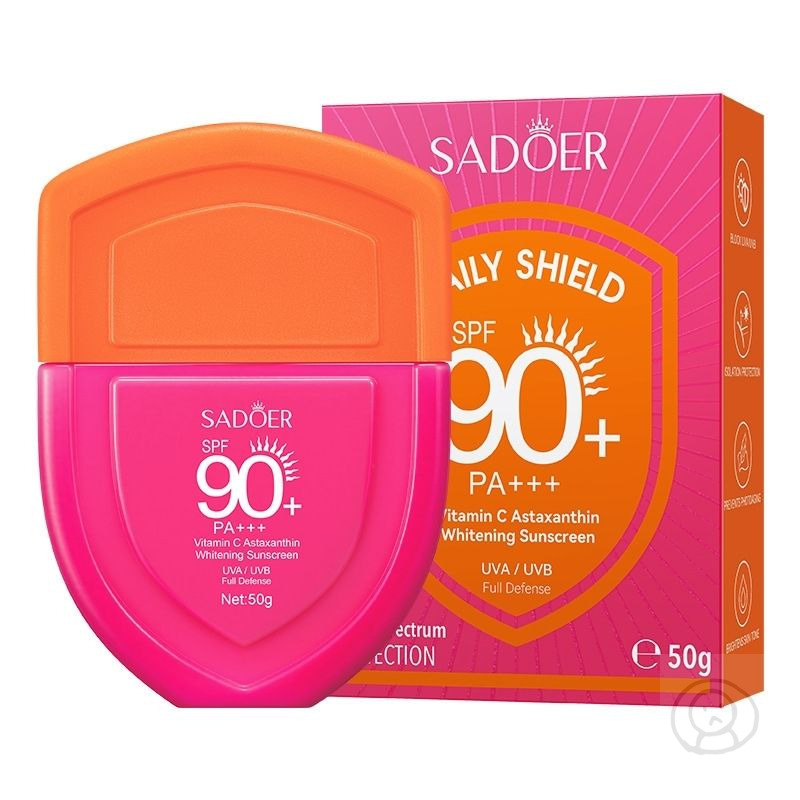SADOER DAILY SHIELD 90+ 強力防UV戶外防曬霜 沙灘游水防水