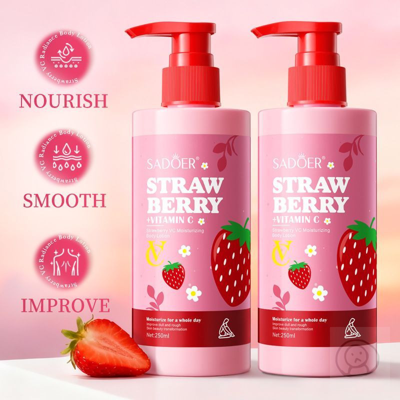 SADOER Body Lotion 草莓滋潤身體潤膚乳