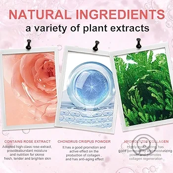 SADOER EYE MASK 玫瑰透明質酸眼膜 改善黑眼圈保濕抗皺 眼部護理 -