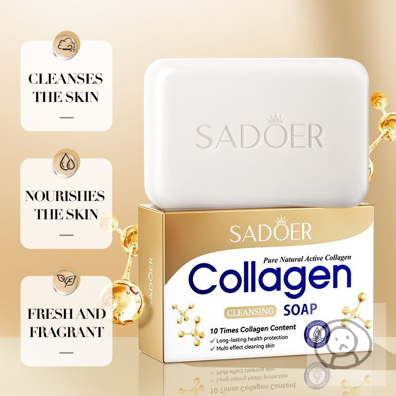 SADOER 骨膠原精油香皂 留香美白洗臉身體除蟎香皂
