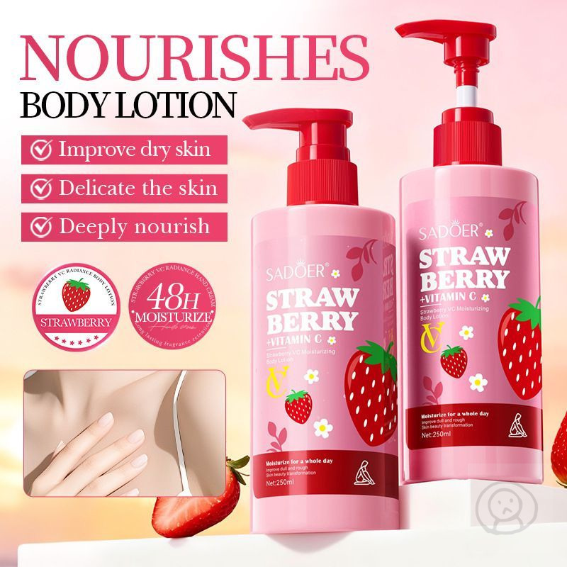 SADOER Body Lotion 草莓滋潤身體潤膚乳