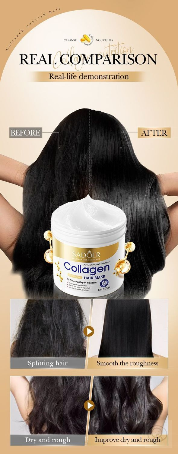 SADOER collagen 骨膠原沐浴露 洗頭水 護髮素 髮膜