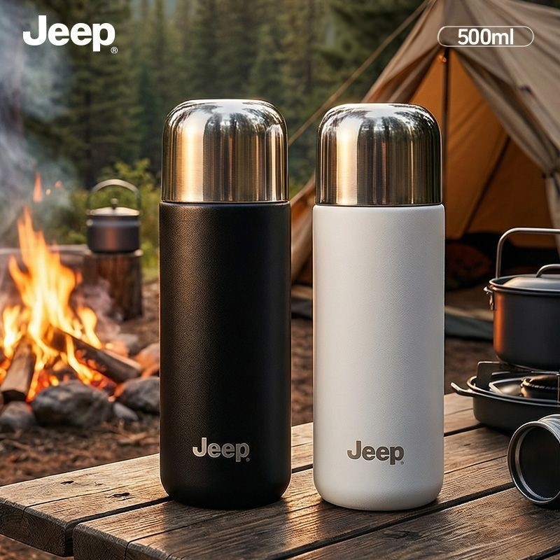 JEEP商務保溫杯 316不鏽鋼500ML男士高端辦公水杯