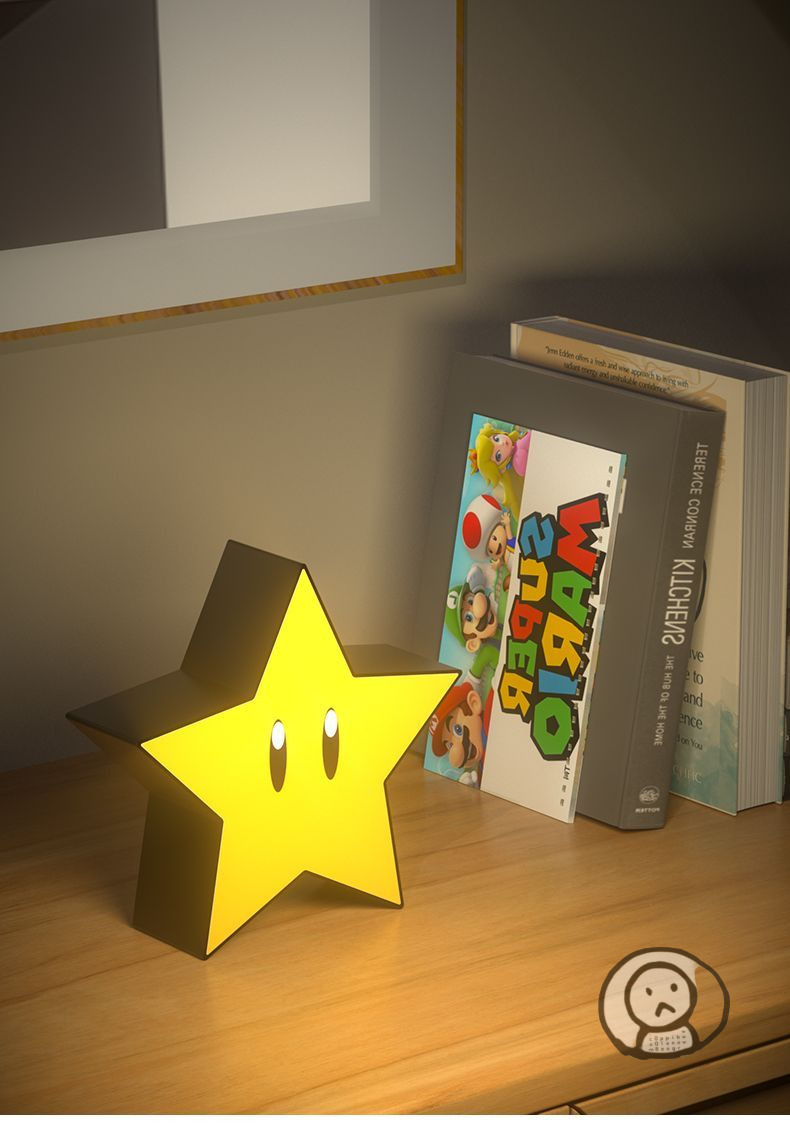 無敵星星燈 充電發聲小夜燈 小朋友裝飾玩具