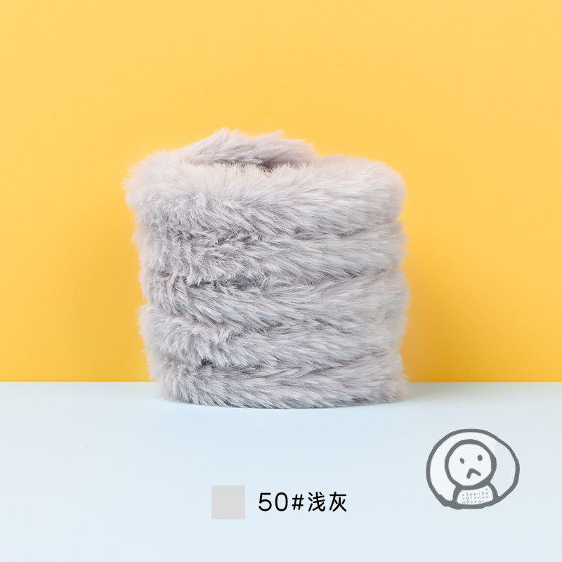 20mm兔毛絨扭扭棒 毛茸茸手工藝品 20mm 可愛趣味 DIY玩具 家居裝飾 幼兒園教材