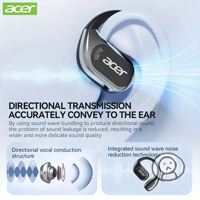 Acer 無綫掛耳式藍牙耳機 運動防掉骨降噪OHR510-9