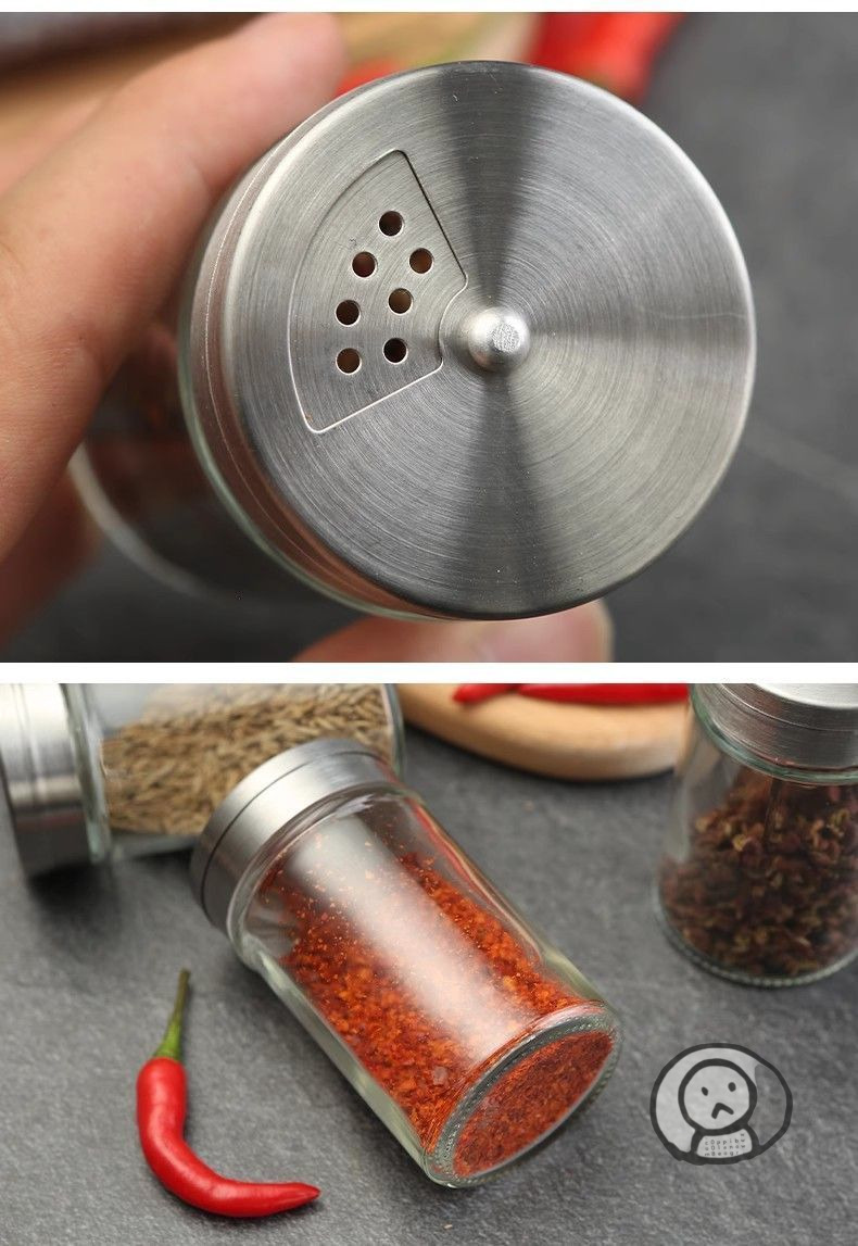 加厚玻璃調料瓶 胡椒粉瓶 100ML