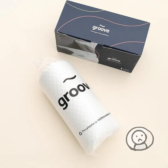 GROOVE記憶海綿枕頭 人體工學 護脊椎睡眠枕