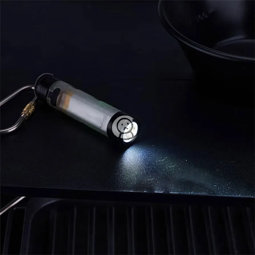 5050迷你小手電筒 超輕量戶外強光夾燈 露營便攜口袋燈