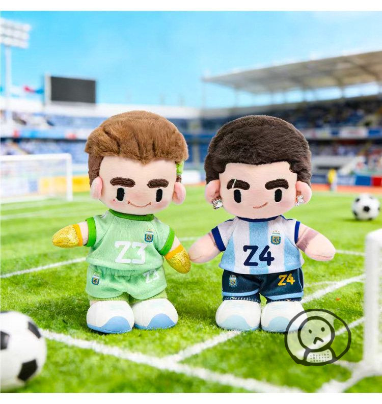 2026世界杯 梅西毛絨公仔掛件17cm 收藏禮物首選