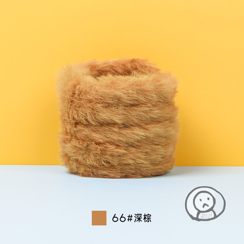 20mm兔毛絨扭扭棒 毛茸茸手工藝品 20mm 可愛趣味 DIY玩具 家居裝飾 幼兒園教材