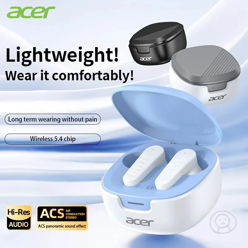 Acer/宏碁藍牙耳機無線運動雙耳迷你降噪新正品高音質