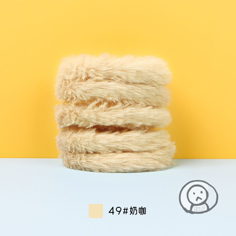 20mm兔毛絨扭扭棒 毛茸茸手工藝品 20mm 可愛趣味 DIY玩具 家居裝飾 幼兒園教材