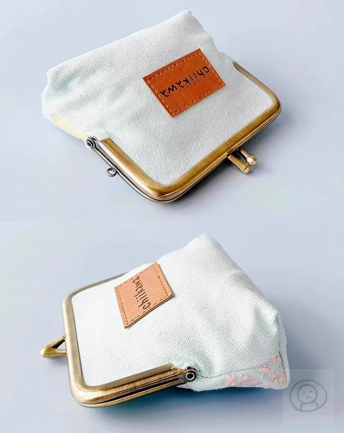 日本chiikawa 卡通刺繡零錢包 收納包少女心萌