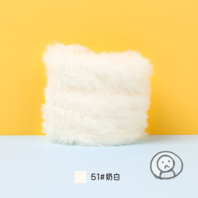20mm兔毛絨扭扭棒 毛茸茸手工藝品 20mm 可愛趣味 DIY玩具 家居裝飾 幼兒園教材