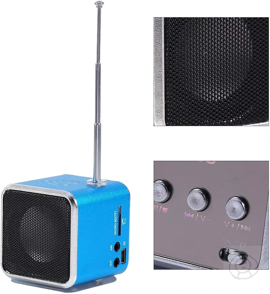 迷你籃芽音箱音樂播放器便攜式輕巧FM收音機