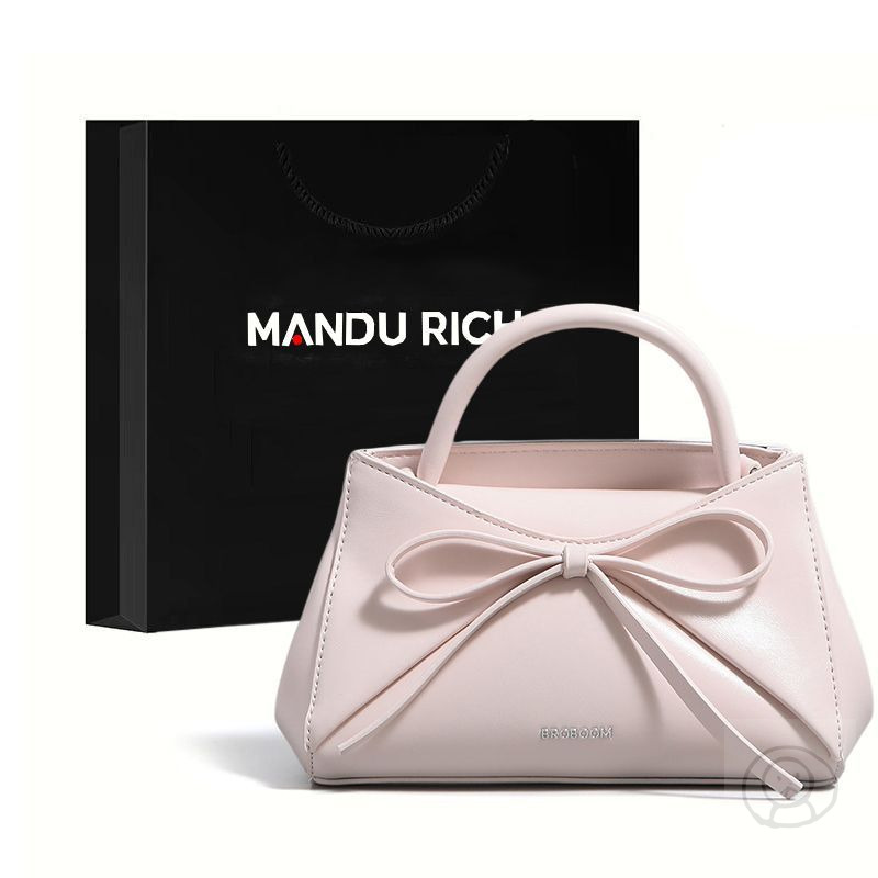 MANDU RICH 甜美蝴蝶結單肩包 手提小方包