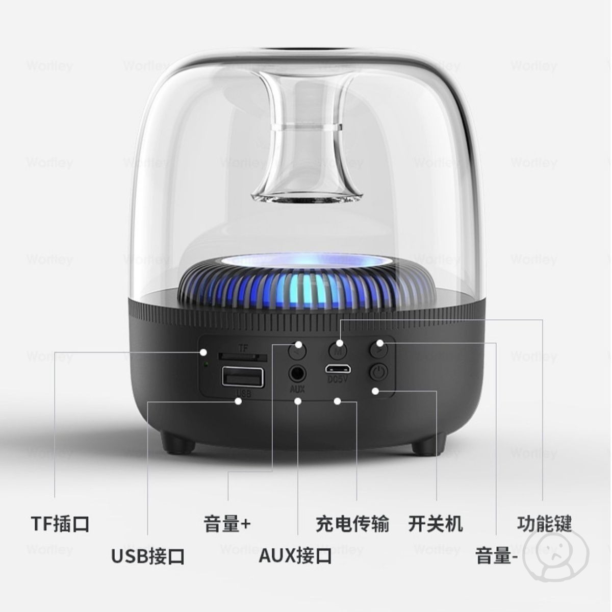 K12麥克風藍牙音箱卡拉OK機KTV藍牙音箱