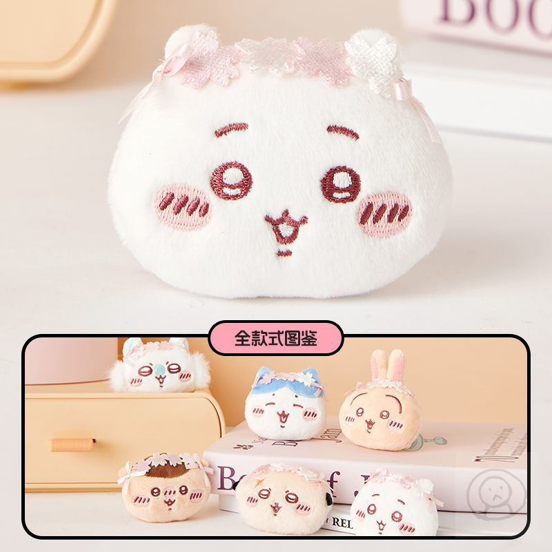 MINISO Chiikawa系列櫻花季毛絨徽章