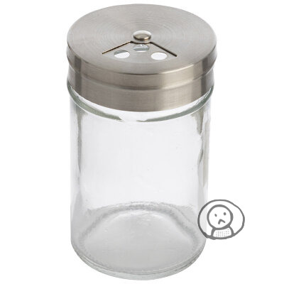 加厚玻璃調料瓶 胡椒粉瓶 100ML