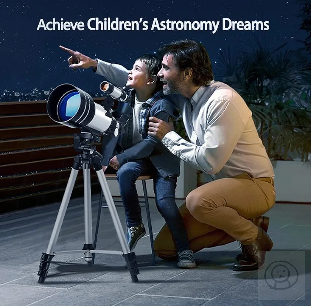 天文望遠鏡帶尋星鏡 兒童專業觀月