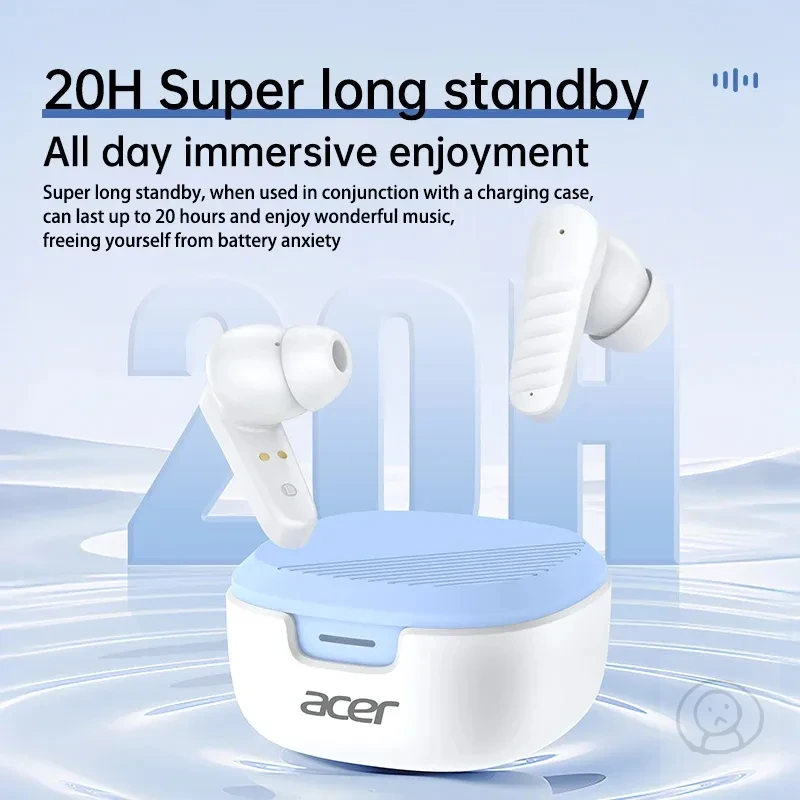 Acer/宏碁藍牙耳機無線運動雙耳迷你降噪新正品高音質