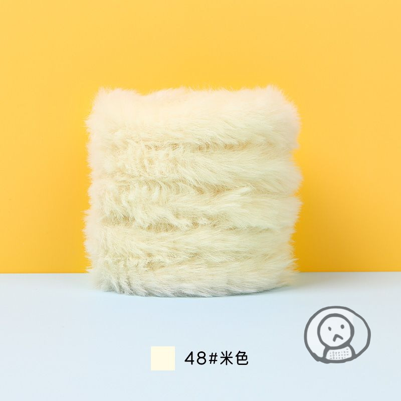 20mm兔毛絨扭扭棒 毛茸茸手工藝品 20mm 可愛趣味 DIY玩具 家居裝飾 幼兒園教材