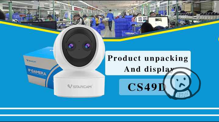 CS49D | 300萬畫素雙鏡頭WiFi相機 10倍無段混合變焦雲台