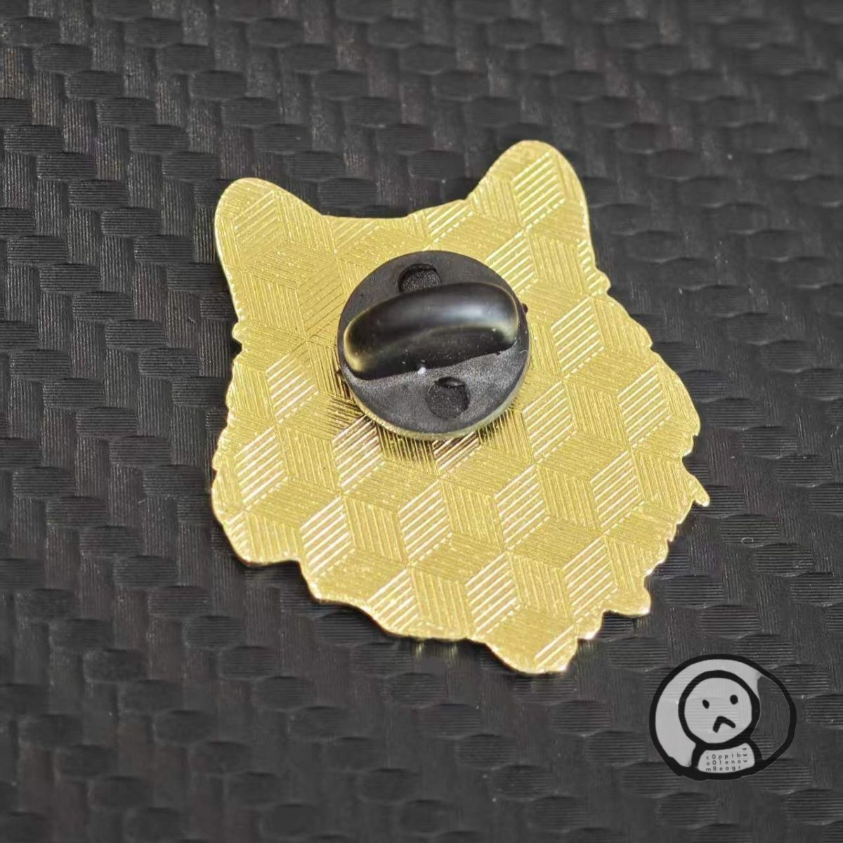 灰狼胸針 別針 可愛配件飾品
