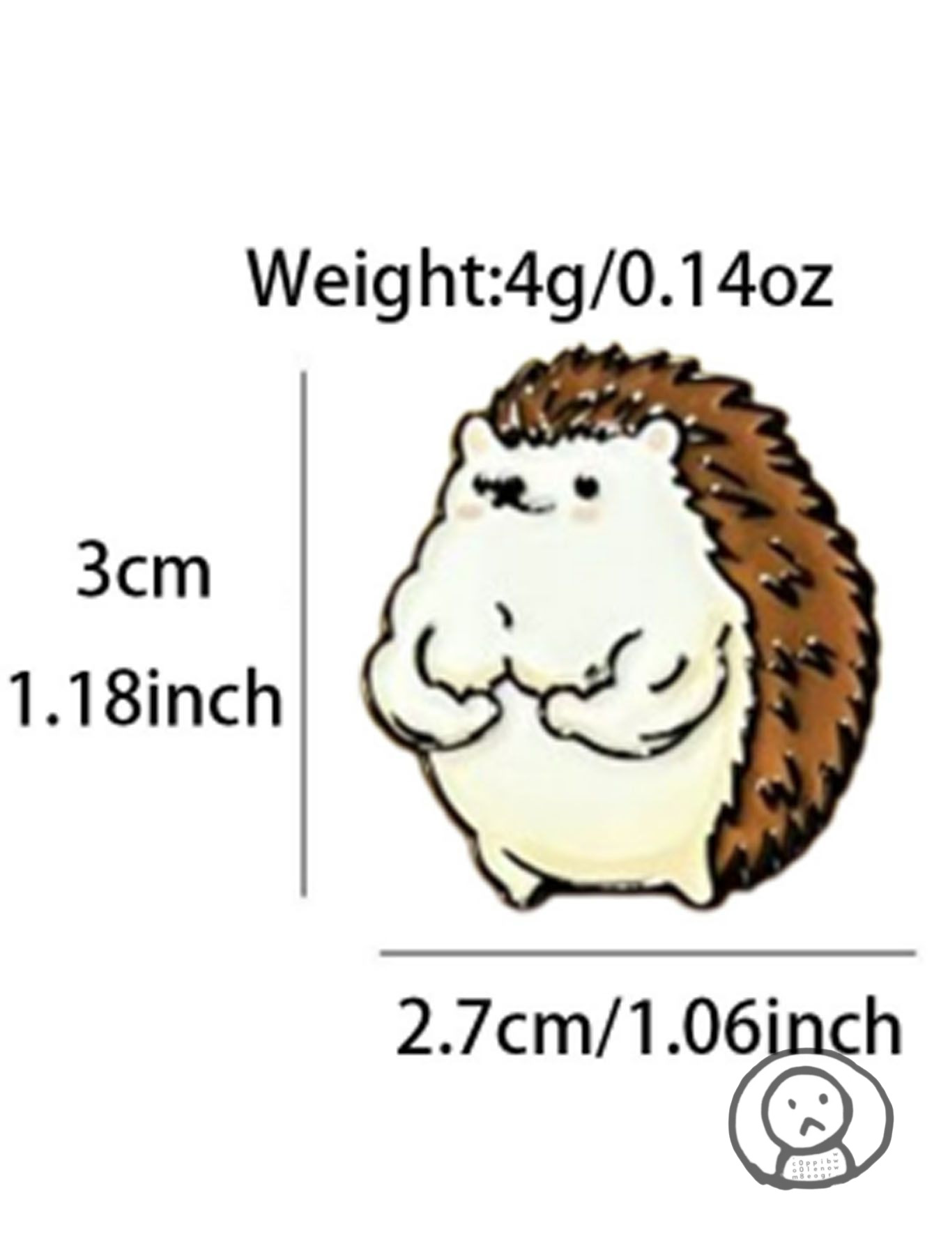 大隻肌肉動物胸針 別針 可愛配件飾品