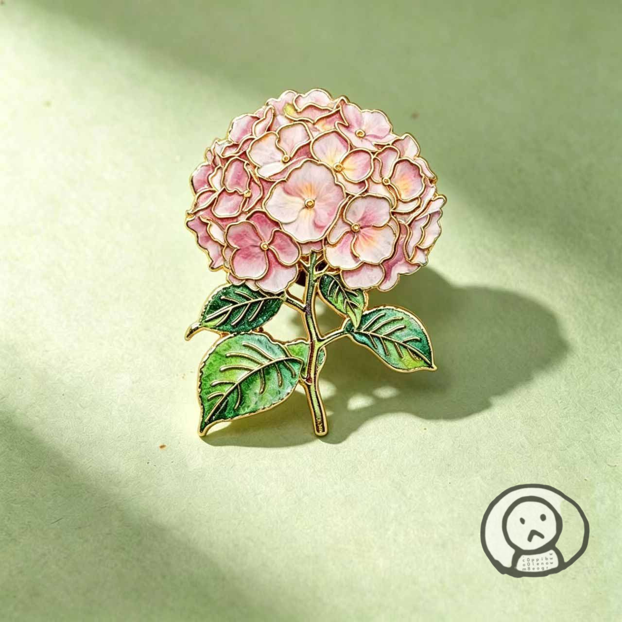 繡球花金屬胸針 別針 衣服手袋飾品配件