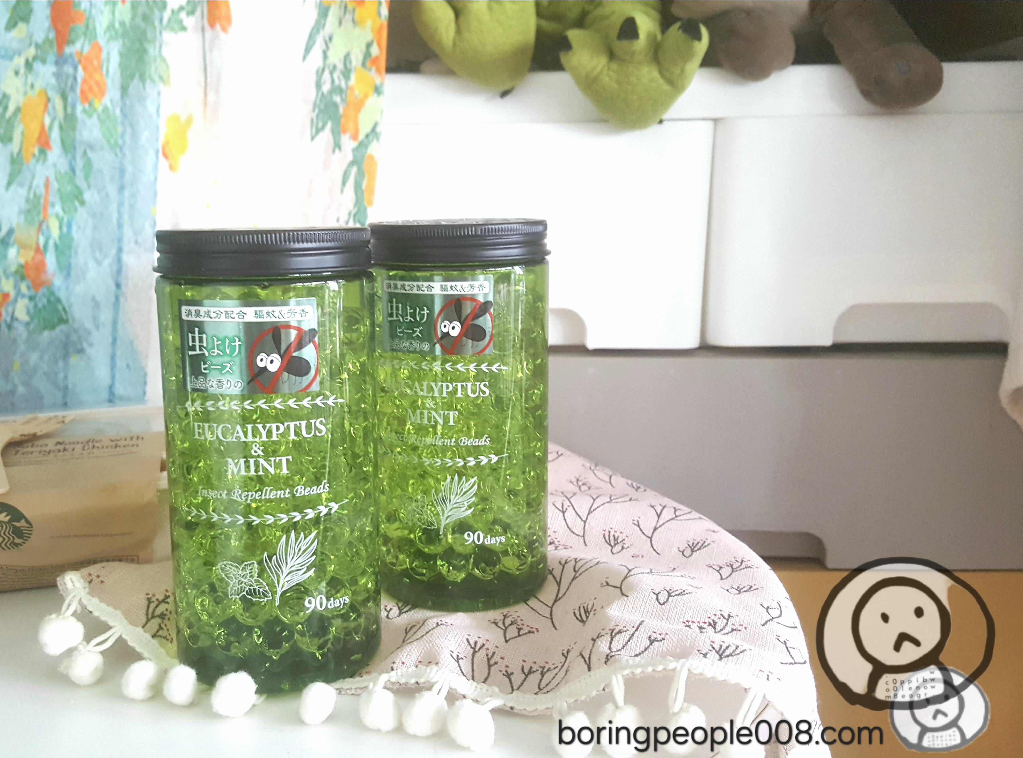 日本 MECOO Eucalyptus & Mint 驅蚊香薰珠 香茅味