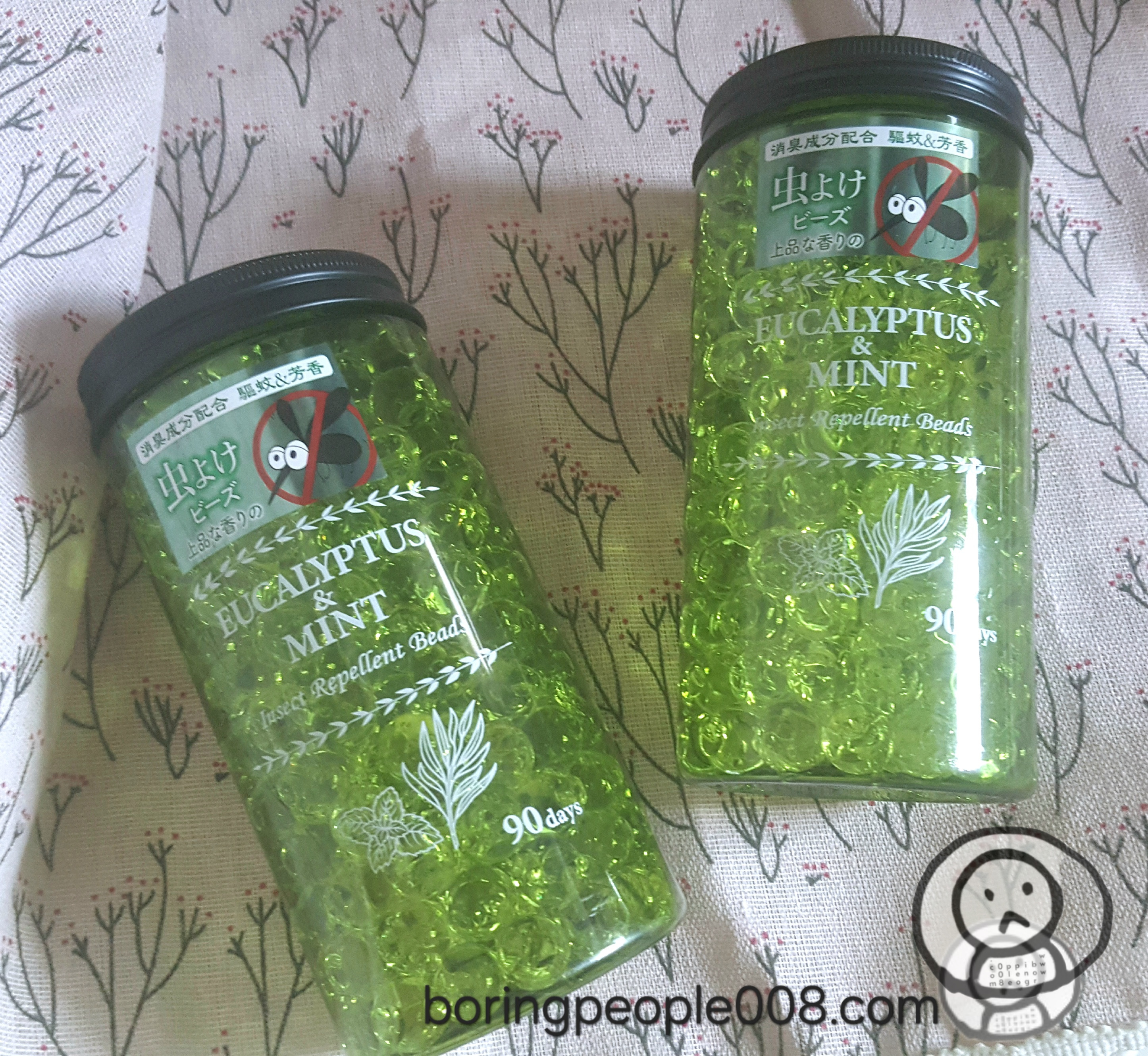 日本 MECOO Eucalyptus & Mint 驅蚊香薰珠 香茅味