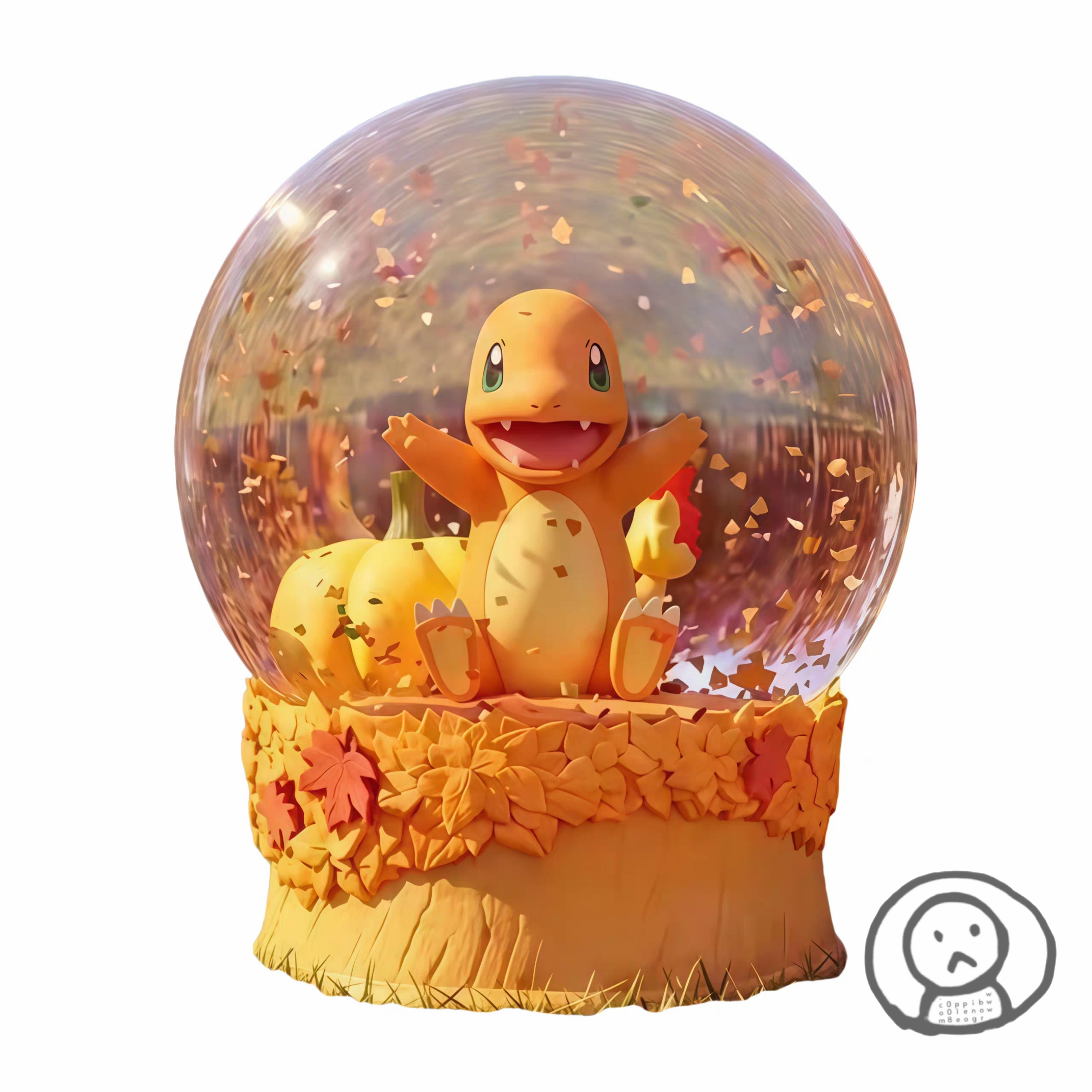 寶可夢 Pokémon 自然野趣四季夢幻水晶球擺件 比卡超 盒玩