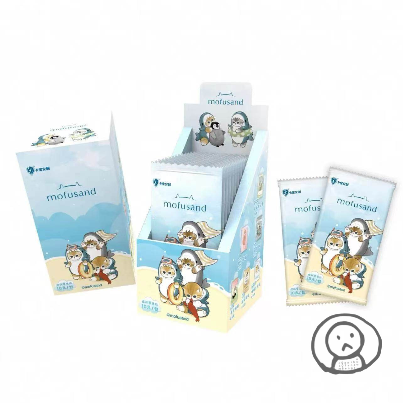 Mofusand 鯊魚貓貓 可愛治癒喵喵卡。第一彈