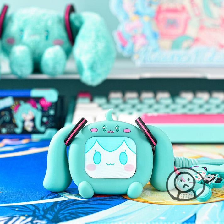 初音未來 CUBE FACE 智能屏真無線藍牙耳機