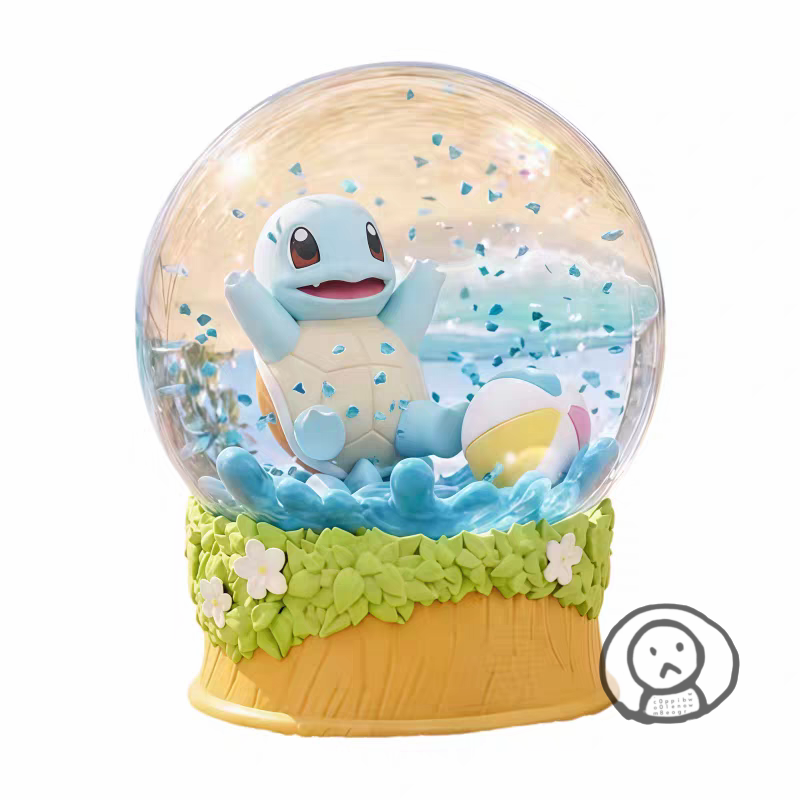 寶可夢 Pokémon 自然野趣四季夢幻水晶球擺件 比卡超 盒玩