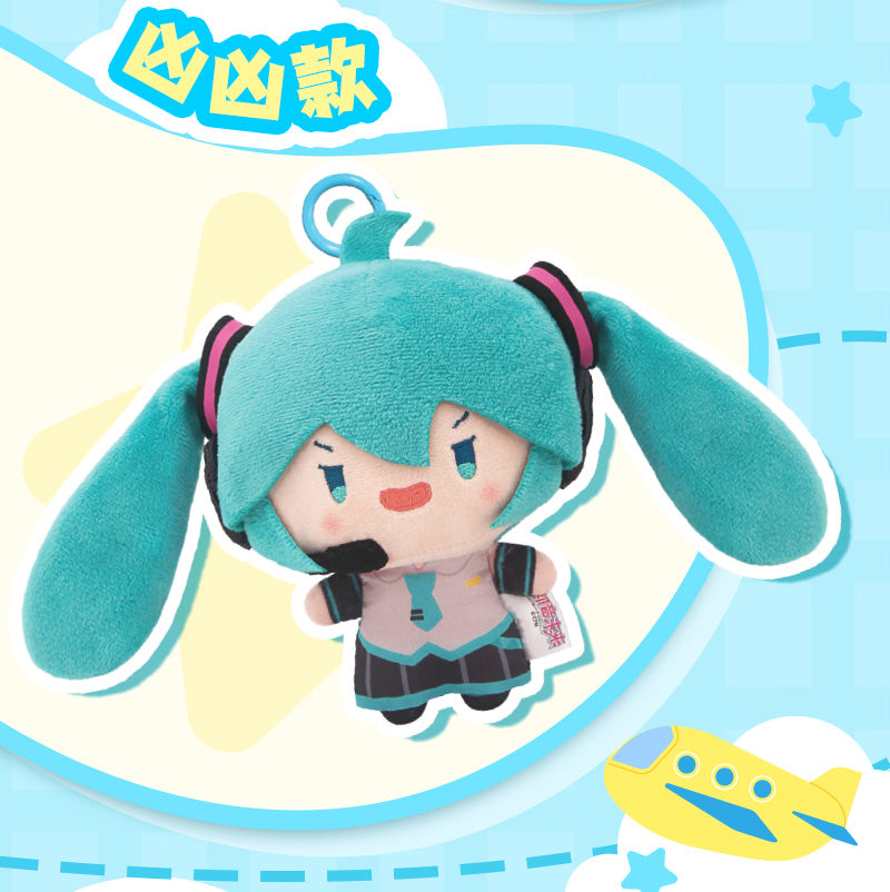 初音未來正版 馬尾甩甩毛絨公仔掛飾