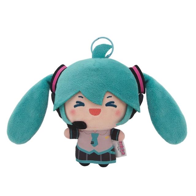 初音未來正版 馬尾甩甩毛絨公仔掛飾