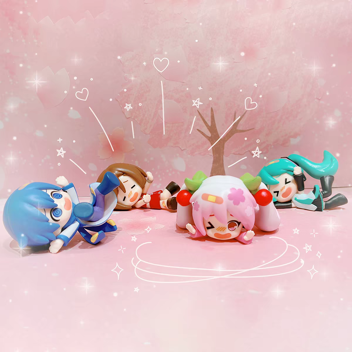 TAKARA TOMY A.R.T.S 不小心滑倒了「初音未來 絆倒公仔 2