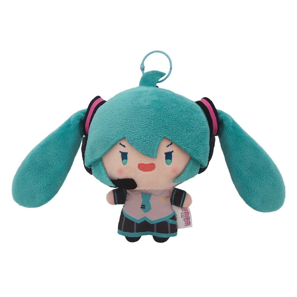 初音未來正版 馬尾甩甩毛絨公仔掛飾