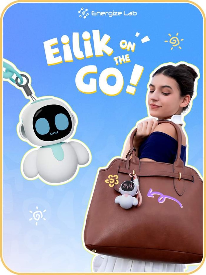 Eiliko AI機器人 智能寵物陪伴 包包掛飾