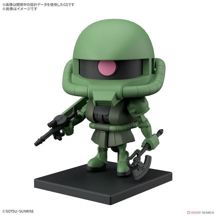 BANDAI NAMC 渣古組裝模型Q 版公仔